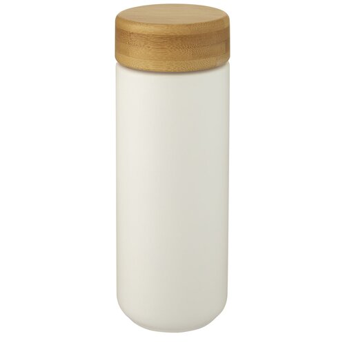 Lumi 300 ml Keramikbecher mit Bambusdeckel