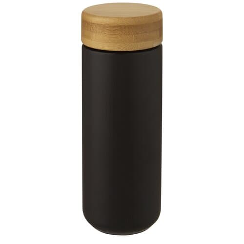 Lumi 300 ml Keramikbecher mit Bambusdeckel