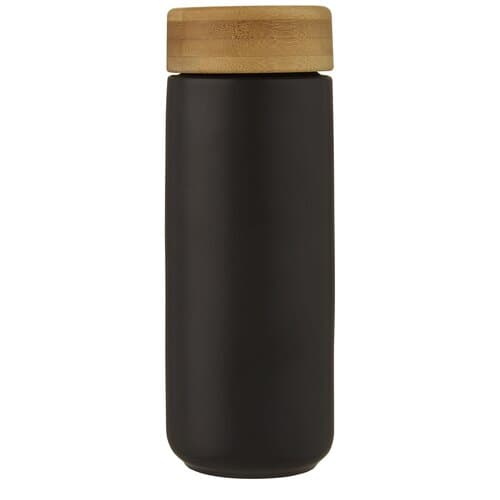 Lumi 300 ml Keramikbecher mit Bambusdeckel