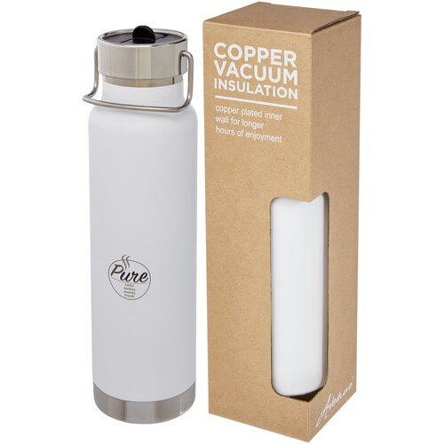 Thor 750 ml Kupfer-Vakuum Sportflasche mit Trinkhalm
