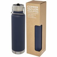 Thor 750 ml KupferVakuum Sportflasche mit Trinkhalm