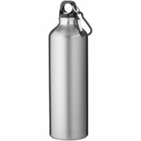 Oregon 770 ml RCSzertifizierte Trinkflasche aus recyceltem Aluminium mit Karabinerhaken