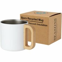 Bjorn RCSzertifizierter Becher aus recyceltem Edelstahl mit KupferVakuumisolierung 360 ml