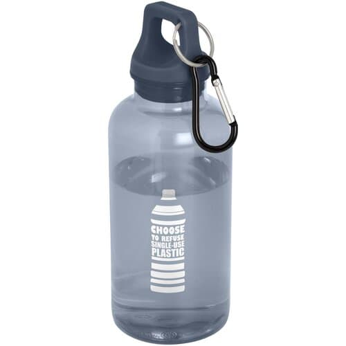 Oregon 400 ml RCS-zertifizierte Trinkflasche aus recyceltem Kunststoff mit Karabiner