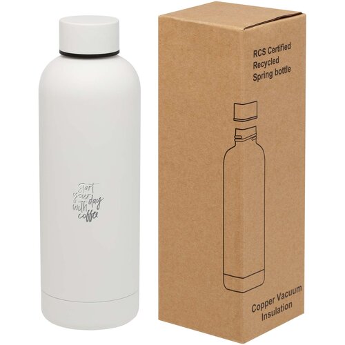Spring 500 ml RCS-zertifizierte Kupfer-Vakuum Isolierflasche aus recyceltem Edelstahl