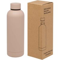 Spring 500 ml RCSzertifizierte KupferVakuum Isolierflasche aus recyceltem Edelstahl