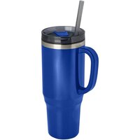 Melbourne 1200 ml RCSzertifizierter Isolierbecher mit Strohhalm