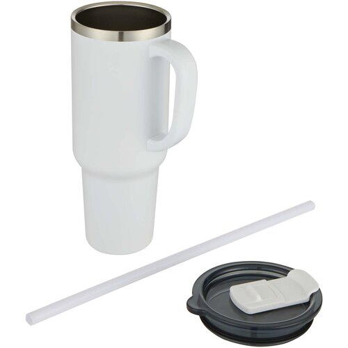 Sydney 1200 ml doppelwandiger RCS-zertifizierter Kupfer-Vakuum Isolierbecher mit Strohhalm