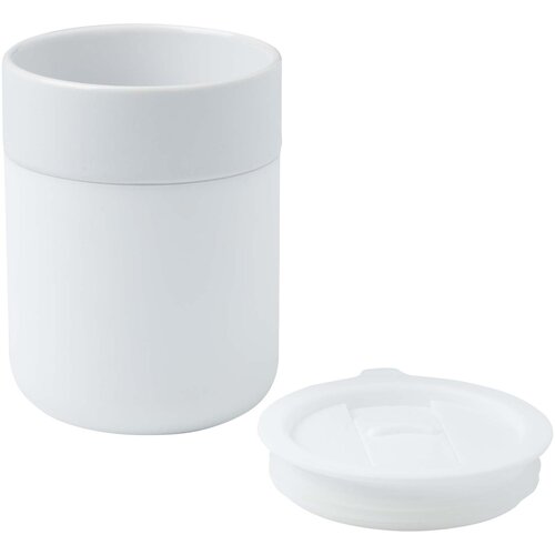 Java 330 ml Keramikbecher mit Silikonhülle und Kunststoffdeckel