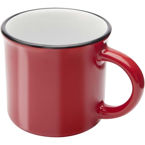Bari Keramiktasse 240 ml mit glänzender Oberfläche