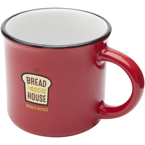Bari Keramiktasse 240 ml mit glänzender Oberfläche