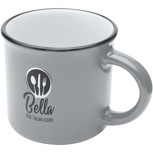 Bari Keramiktasse 240 ml mit glänzender Oberfläche