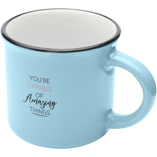 Bari Keramiktasse 240 ml mit glänzender Oberfläche