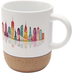 Bari 300 ml Sublimation Keramiktasse mit Korkdetails – Bild 2