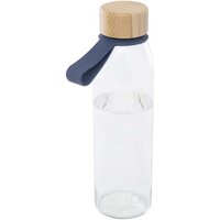 Porto 500 ml GlasFlasche mit Silikongriff und Bambusdeckel