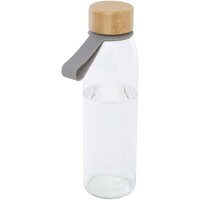 Porto 500 ml GlasFlasche mit Silikongriff und Bambusdeckel