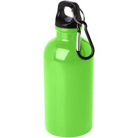 Oregon 400 ml RCS-zertifizierte, einwandige Trinkflasche aus Edelstahl mit Karabinerhaken