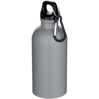 Oregon 400 ml matte RCS-zertifizierte einwandige Trinkflasche aus recyceltem Edelstahl mit Karabinerhaken