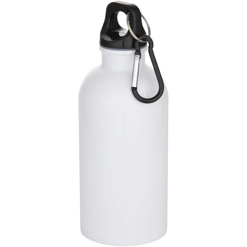 Oregon 400 ml RSC-zertifizierte einwandige Sublimation Trinkflasche aus recyceltem Edelstahl mit Karabinerhaken