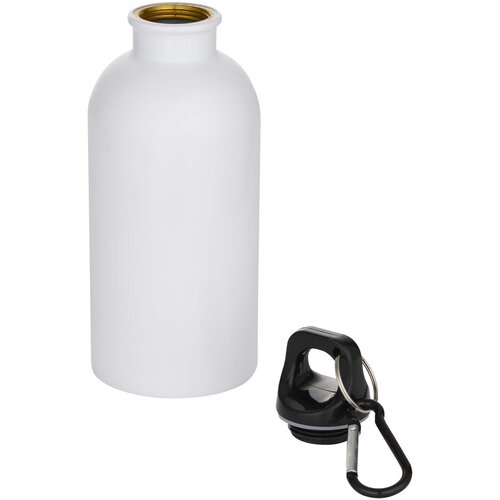 Oregon 400 ml RSC-zertifizierte einwandige Sublimation Trinkflasche aus recyceltem Edelstahl mit Karabinerhaken