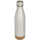 Cove 500 ml doppelwandige, vakuumisolierte Trinkflasche aus Edelstahl mit Korkdetails