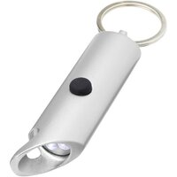 Flare IPXLEDLampe und Flaschenöffner aus recyceltem Aluminium mit Schlüsselanhänger