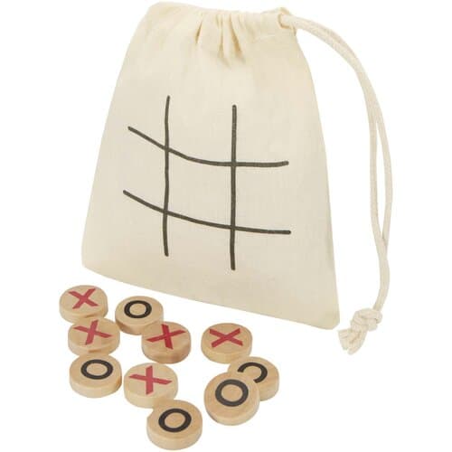 Whorl Tic-Tac-Toe Spiel aus Holz