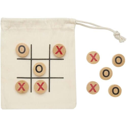 Whorl Tic-Tac-Toe Spiel aus Holz