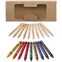 Lucky 19teiliges Waxmal und Buntstifte Set