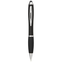 Nash Stylus Kugelschreiber farbig mit schwarzem Griff blaue Mine