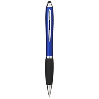 Nash Stylus Kugelschreiber farbig mit schwarzem Griff blaue Mine