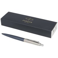Parker Jotter XL matt mit Kugelschreiber mit Chromverzierung blaue Mine