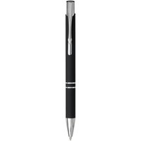 Moneta Soft Touch Druckkugelschreiber schwarze Mine