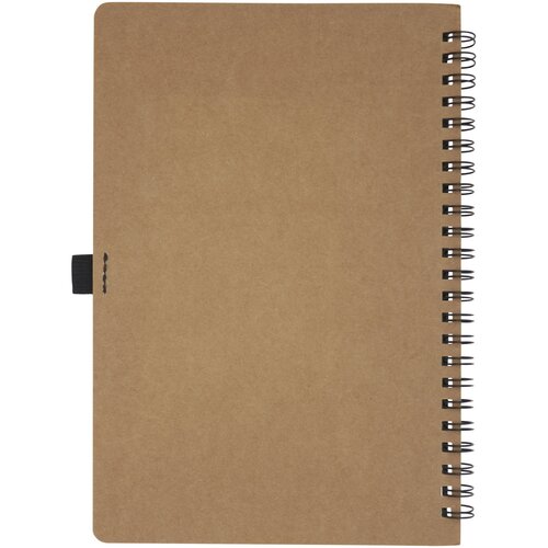 Cobble A5 Notizbuch mit Spiralbindung aus recyceltem Karton mit Steinpapier