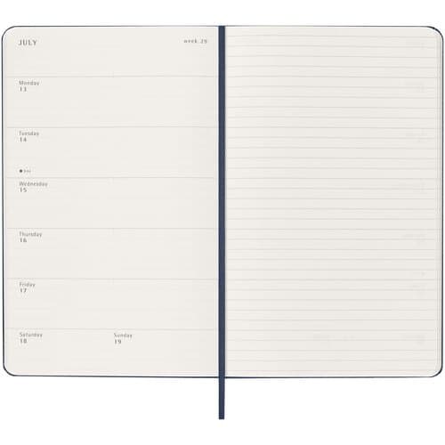 Moleskine Hardcover 12 Monate Wochenkalender L