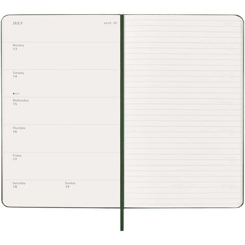 Moleskine Hardcover 12 Monate Wochenkalender L