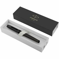 Parker IM achromatischer Tintenroller schwarze Mine