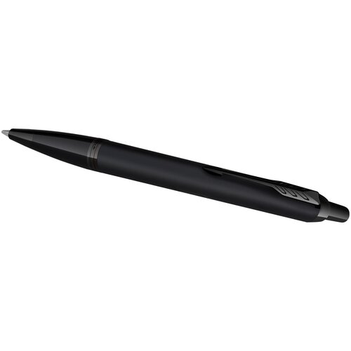 Parker IM achromatisches Kugelschreiber und Tintenroller Set mit Präsentbox (schwarze/blaue Mine)
