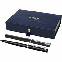 Waterman Allure Tintenroller und Kugelschreiber  Set schwarze Mine