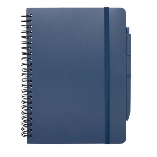 Thalaasa A5 Hardcover Notizbuch mit Kugelschreiber (schwarze Mine)