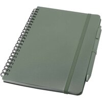 Thalaasa A5 Hardcover Notizbuch mit Kugelschreiber schwarze Mine