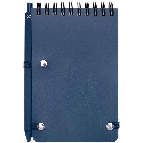 Thalaasa A6 Hardcover Notizbuch aus Ocean Bound Kunststoff mit Kugelschreiber (schwarze Mine)