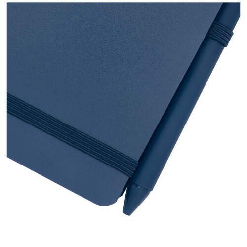 Thalaasa A6 Hardcover Notizbuch aus Ocean Bound Kunststoff mit Kugelschreiber (schwarze Mine)