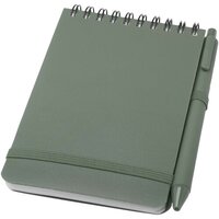 Thalaasa A6 Hardcover Notizbuch aus Ocean Bound Kunststoff mit Kugelschreiber schwarze Mine