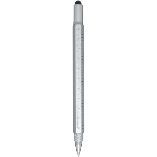 Dora Multifunktionsstift aus recyceltem Aluminium (schwarze Mine)