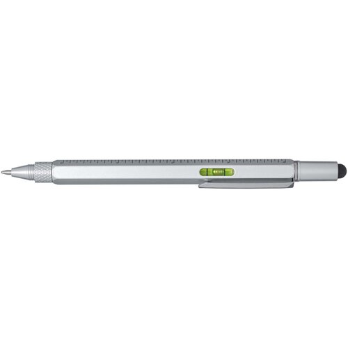 Dora Multifunktionsstift aus recyceltem Aluminium (schwarze Mine)