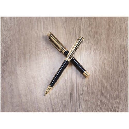 Legato Kugelschreiber und Tintenroller Set (blaue Mine)