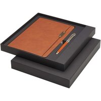Legato A5 Notizbuch und Tintenroller Set blaue Mine