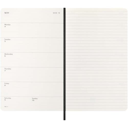 Moleskine Softcover 12 Monate Wochenkalender L