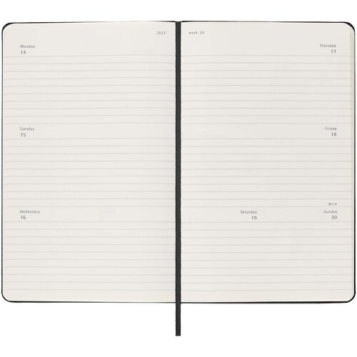 Moleskine Hardcover 12 Monate Wochenkalender L horizontal